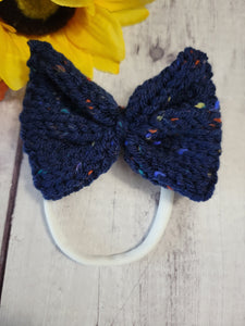 Blue Tweed - Country Craft Barn Infant/Child Headband (#3500)