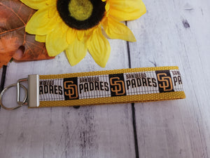 San Diego Padres - Gold/Brown Country Craft Barn Key Chain (#76)