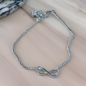 Infinity - Silver Country Craft Barn Anklet (#4013)