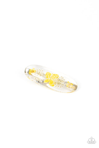 Floral Flurry - Yellow Paparazzi Hair Accessories (#3345)