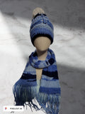 T-Shirt and Blue Jeans - Blue Country Craft Barn Scarf Set (SFS-3000)