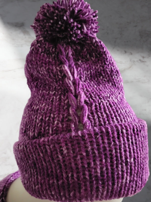 Deep Violet - Purple Country Craft Barn Scarf Set (SFS-3001)