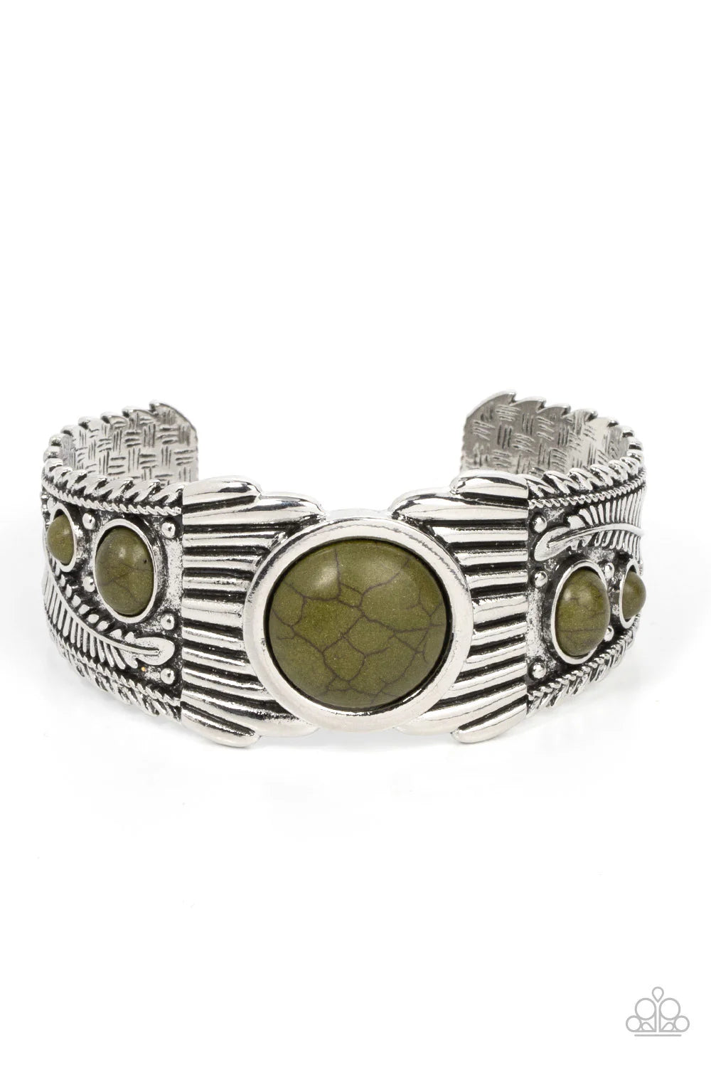 Mesquite Mesa - Green Paparazzi Bracelet (PZ-5110)