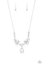 Unrivaled Sparkle - White Necklace - Paparazzi Accessories (PZ-5036)