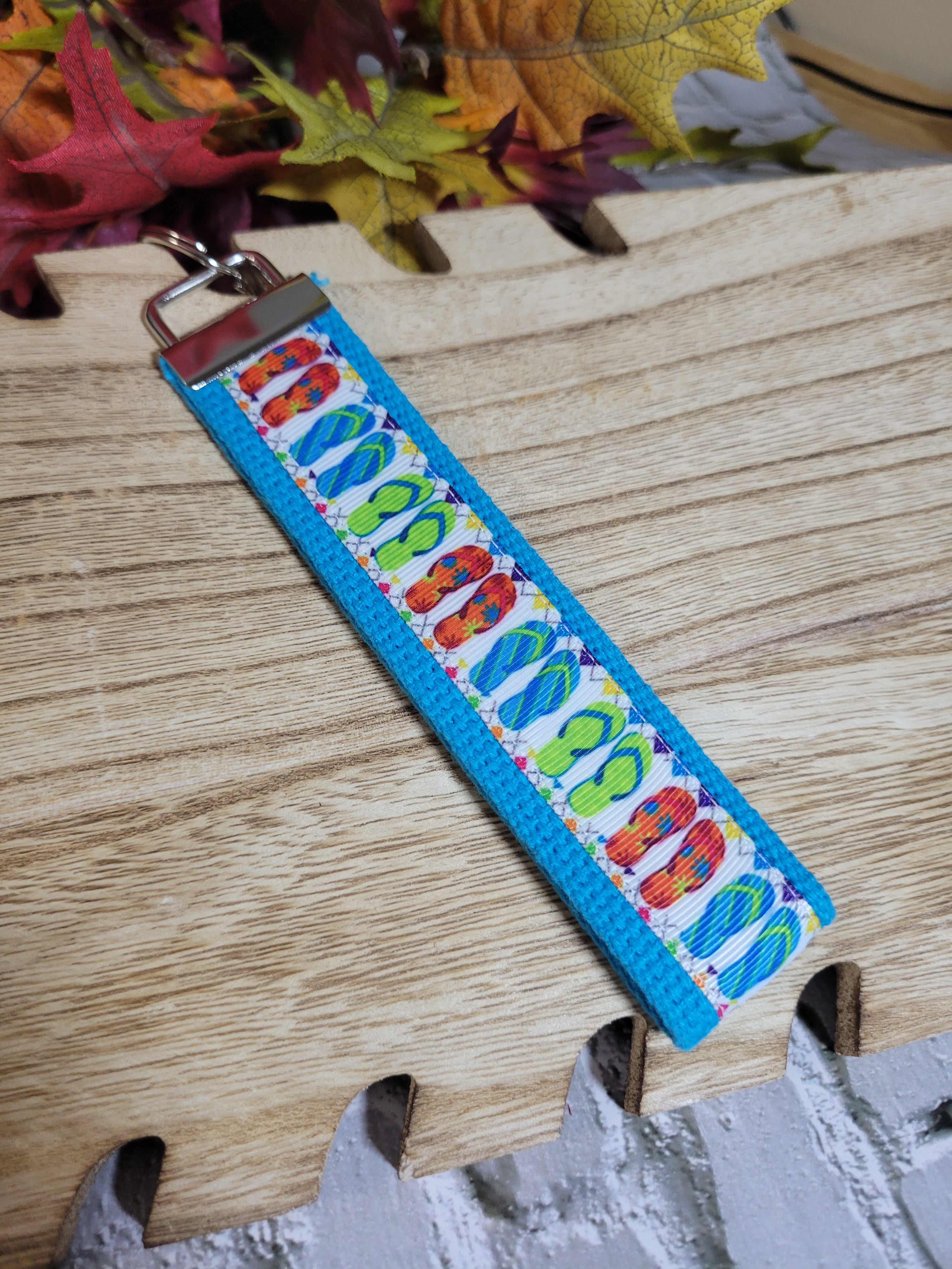 Flip Flop - Summer - Country Craft Barn Key Chain. (#10)