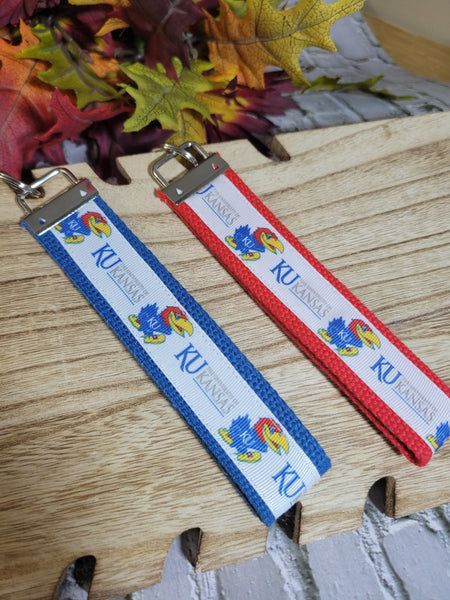 Kansas University - KU - Country Craft Barn Key Chain