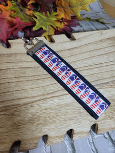 Flip Flop - Patriotic - Country Craft Barn Keychain