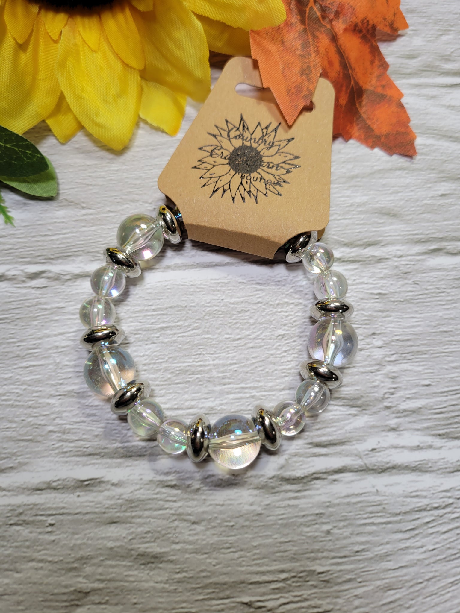 Blowing Bubbles - Clear Country Craft Barn Bracelet (#300)