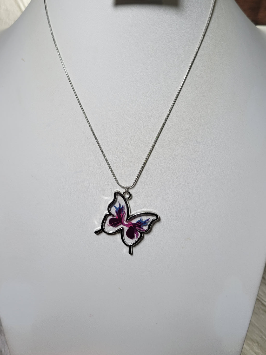 Fly Away Butterfly - Multi Country Craft Barn Necklace (#502)