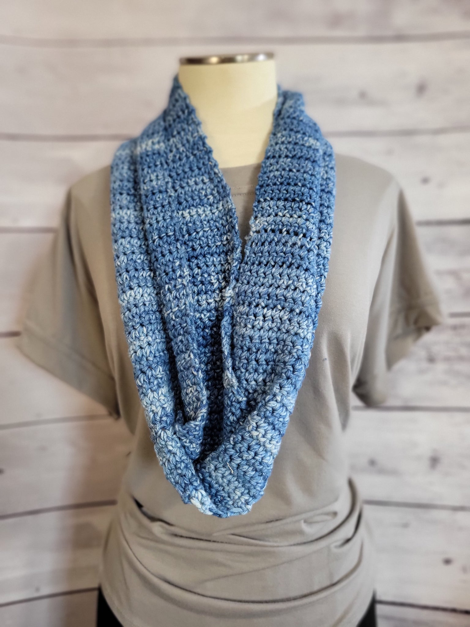 Blue Sky - Country Craft Barn Scarf (#1001)