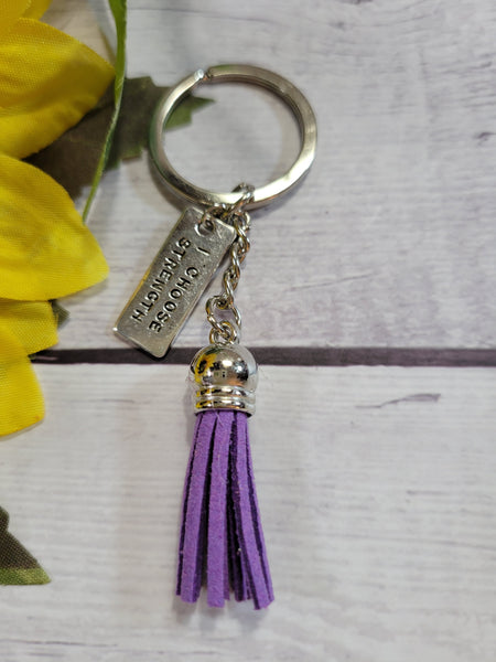 Inspirational Suede - Multi Country Craft Barn Key Chains (#61)