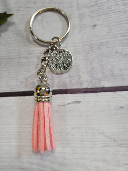 Inspirational Suede - Multi Country Craft Barn Key Chains (#61)