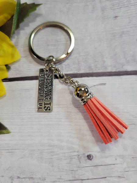 Inspirational Suede - Multi Country Craft Barn Key Chains (#61)