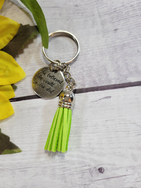 Inspirational Suede - Multi Country Craft Barn Key Chains (#61)