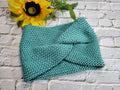 Cross Knit Headband - Teal - Country Craft Barn Headband (HB-908)