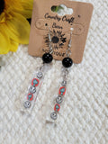 Nightmare Before Christmas - Black Country Craft Barn Earrings (#027)