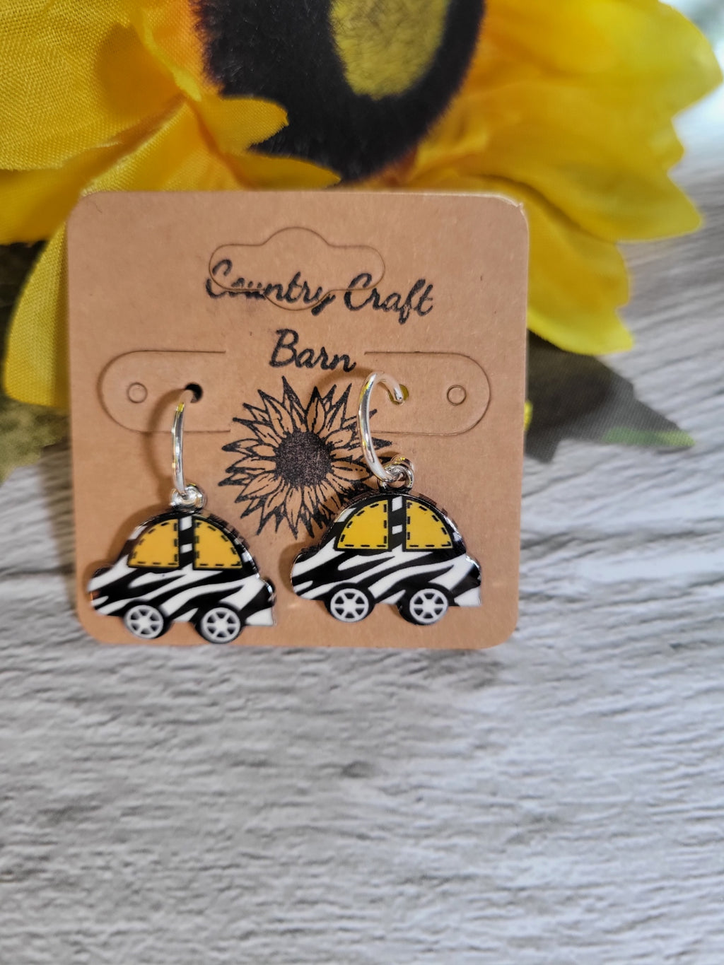 VW Buggy Hoop - Country Craft Barn Earrings