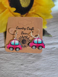 VW Buggy Hoop - Country Craft Barn Earrings