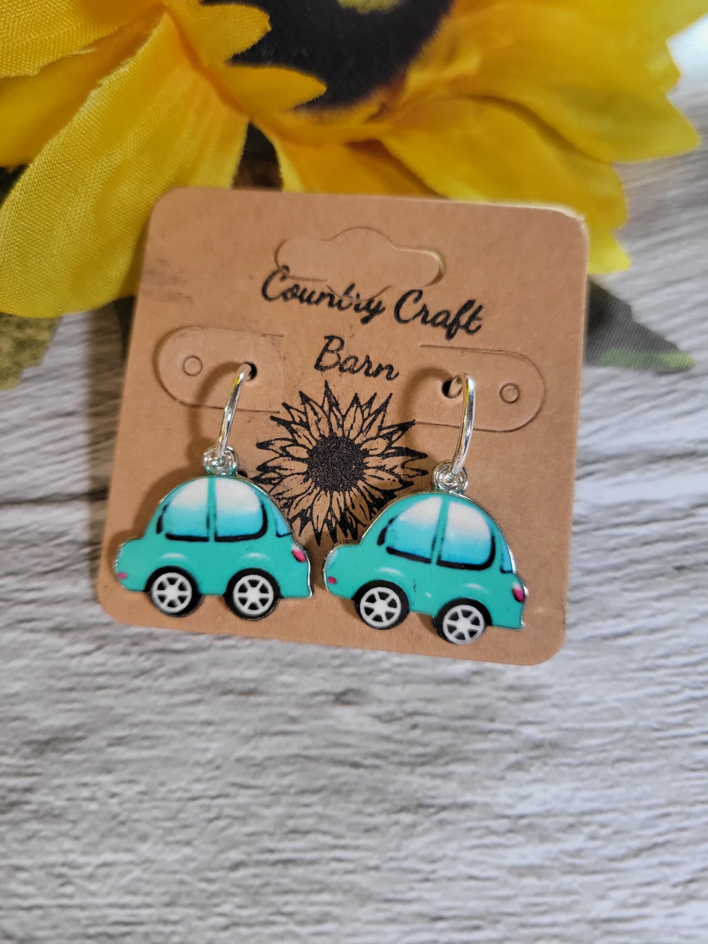 VW Buggy Hoop - Country Craft Barn Earrings