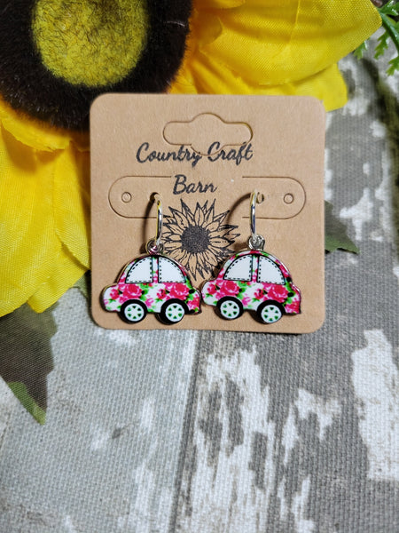 VW Buggy Hoop - County Craft Barn Earrings