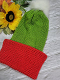 Grinch or Sock Monkey - Multi Country Craft Barn Knit Hat (KH-2005)