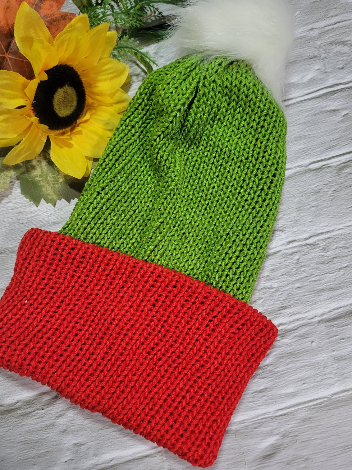 Grinch or Sock Monkey - Multi Country Craft Barn Knit Hat (KH-2005)