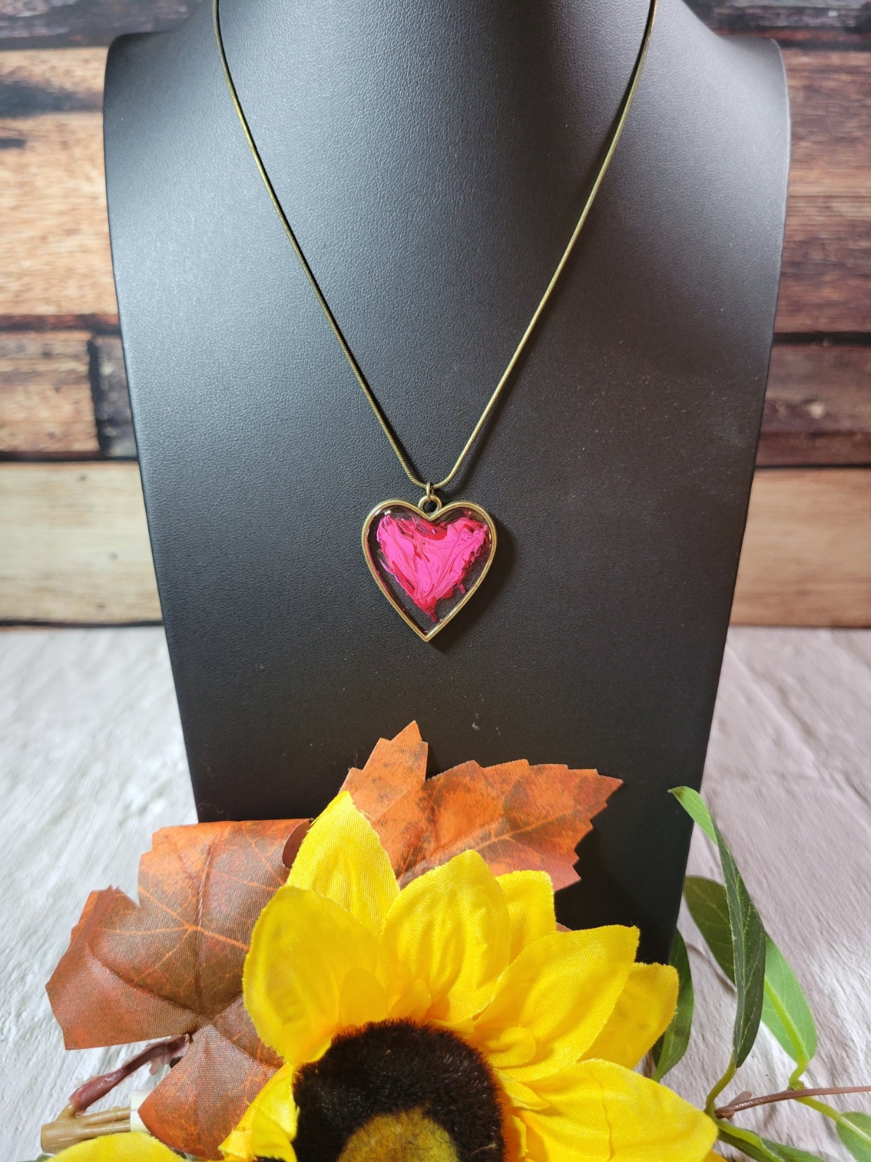 Brassy Heart - Brass Country Craft Barn Necklace (#528)