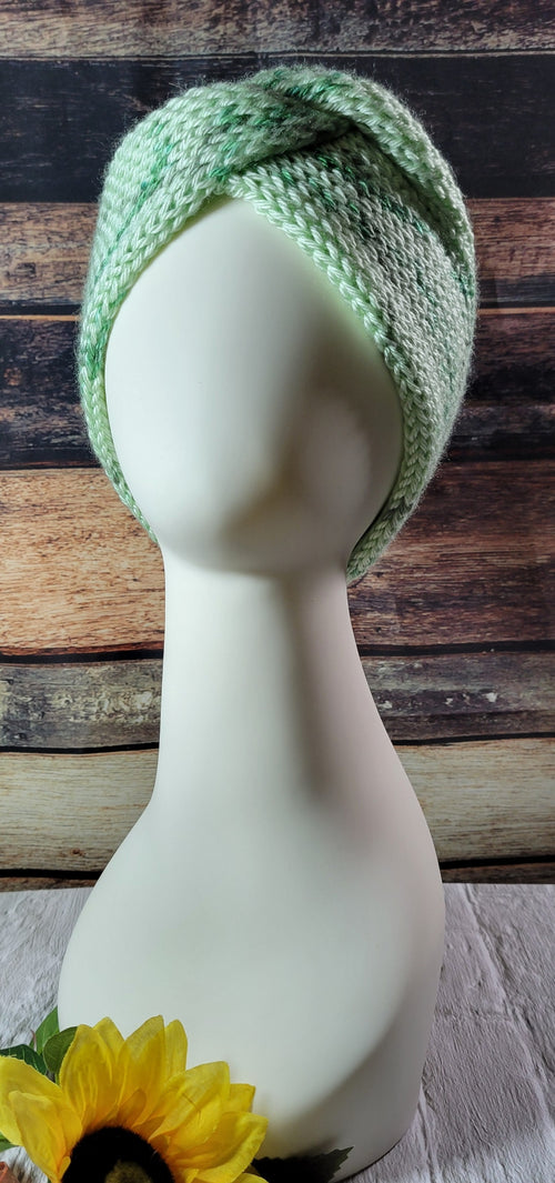Cross Knit Headband - White Sage Country Craft Barn (HB-917)