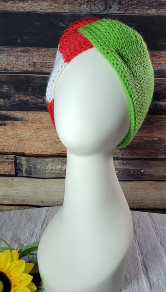 Cross Knit Headband - Grinch Country Craft Barn (#916)