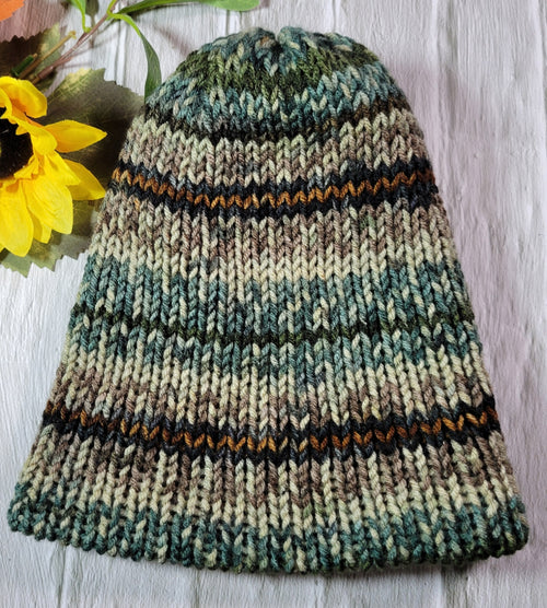 Camo/Gray  Country Craft Barn Reversible Knit Hat (KH-2009)