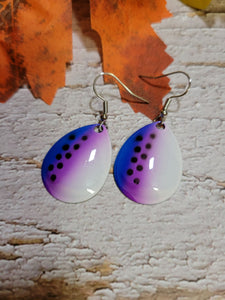 Lured In - Blurple (Blue/Purple) Country Craft Barn Earrings (#077)