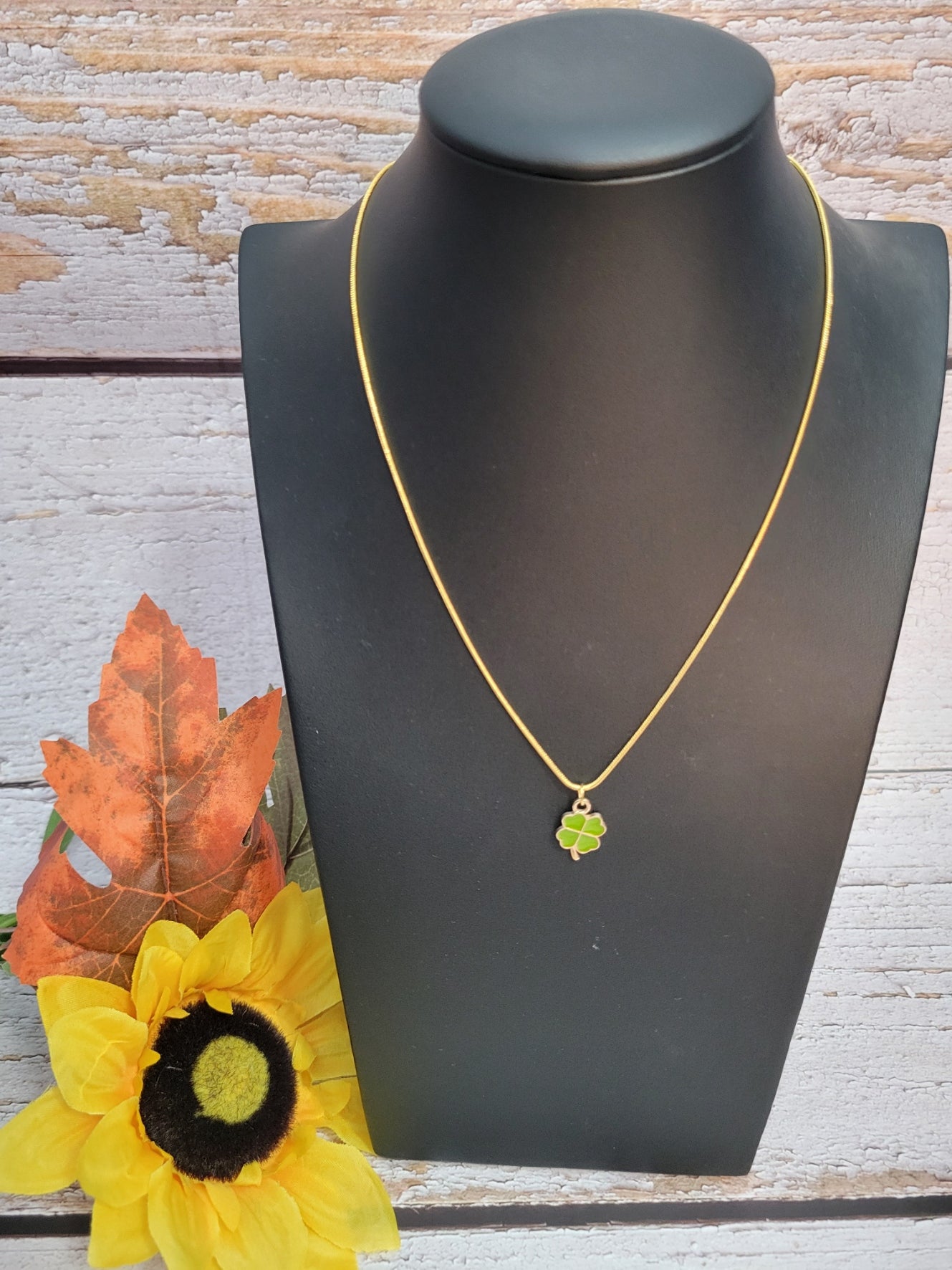 Good Luck Charm - Green Country Craft Barn Necklace (#537)