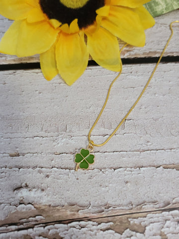 Good Luck Charm - Green Country Craft Barn Necklace (#537)