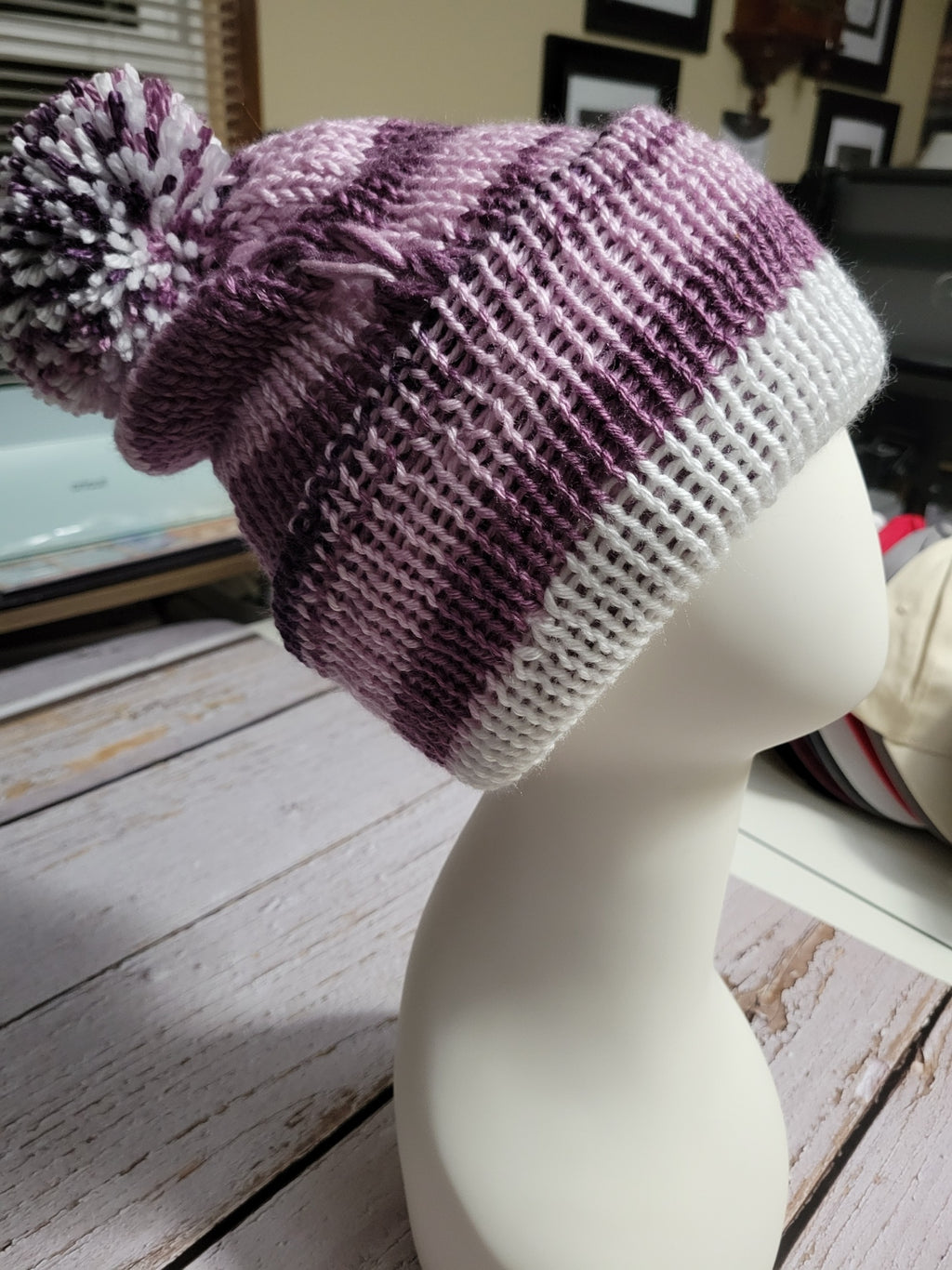 Grape Ombre - Purple Country Craft Barn Scarf Set (SFS-3002)