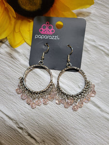 As if by Magic - Pink Earrings - Paparazzi Accessories