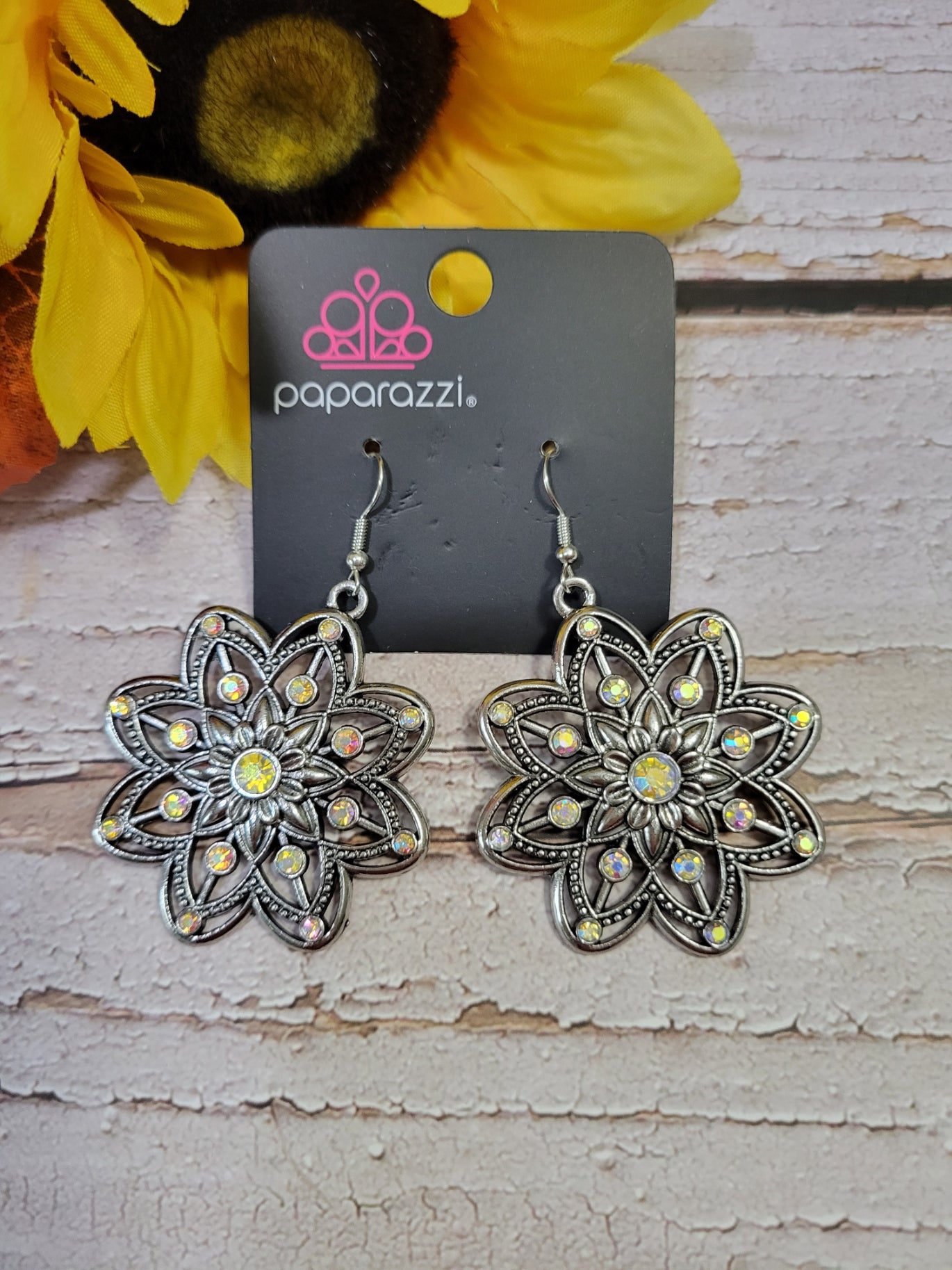 Prismatic Perennial - Multi Paparazzi  Earrings (PZ-5007)