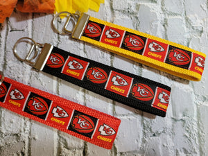 KC Chiefs - Block Pattern - Country Craft Barn Key Chain (#67)