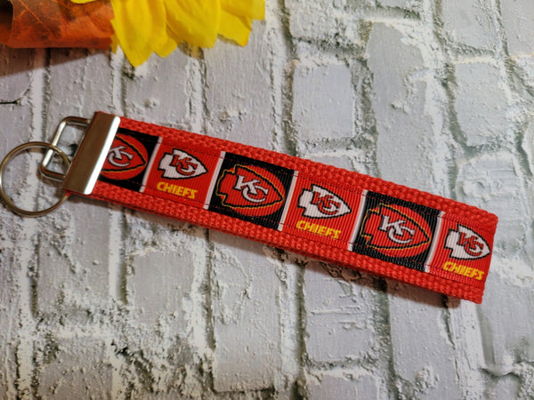 KC Chiefs - Block Pattern - Country Craft Barn Key Chain (#67)