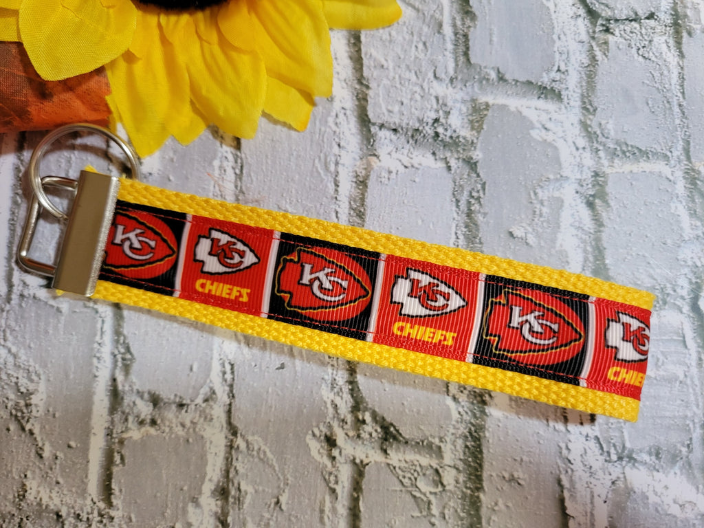 KC Chiefs - Block Pattern - Country Craft Barn Key Chain (KC-67)