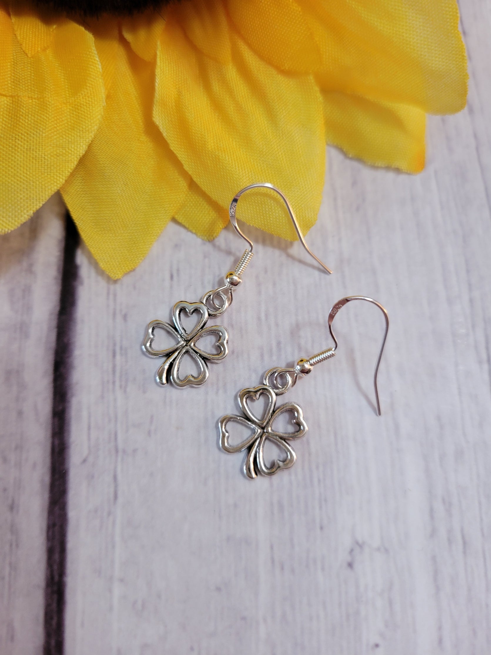 My Lucky Day - Silver Country Craft Barn Earrings (#116)