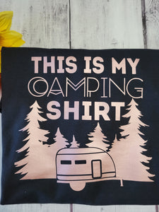 This is My Camping Shirt - Black Country Craft Barn Shirt (S001)