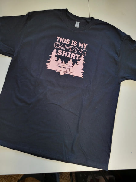 This is My Camping Shirt - Black Country Craft Barn Shirt (S001)