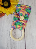 Soft Rainbow - Country Craft Barn Towel Hanger/Holder (#2500)