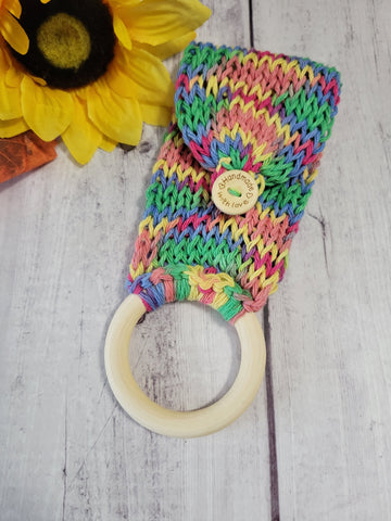 Soft Rainbow - Country Craft Barn Towel Hanger/Holder (#2500)