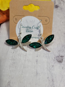 Dragonfly Fun - Green Country Craft Barn Earrings