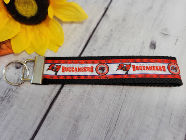 Tampa Bay Buccaneer Inspired Key Chain/FOB - County Craft Barn (#34)