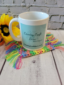 Mug Rug - Rainbow Country Craft Barn Coasters (#806)