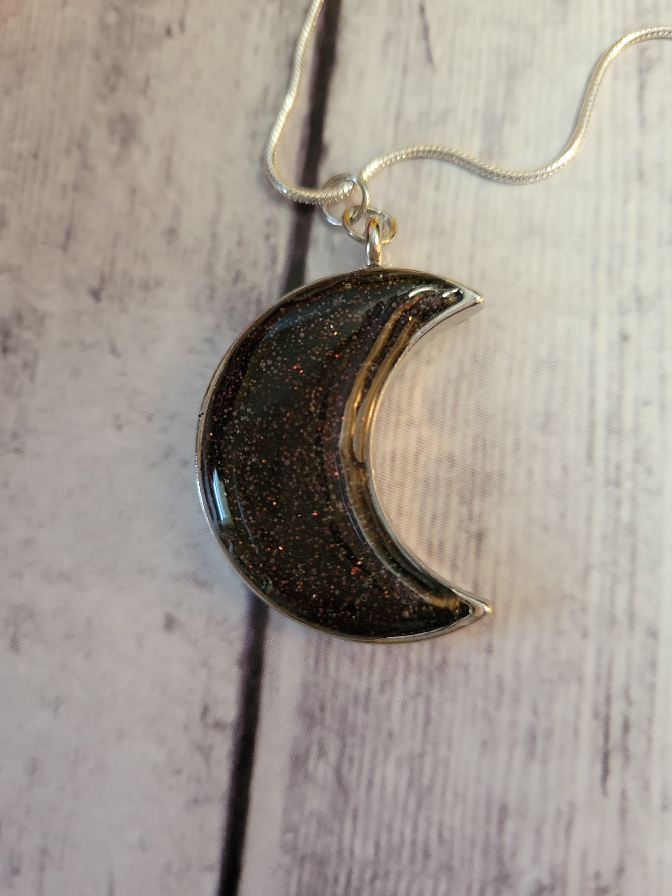 Over the Moon - Dark Horse Country Craft Barn Necklace (#565)