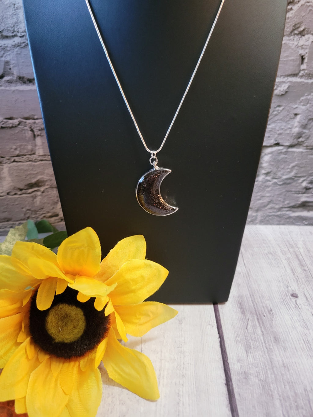 Over the Moon - Dark Horse Country Craft Barn Necklace (#565)