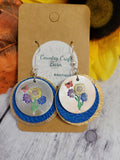 Spring Flowers - Multi Country Craft Barn Earrings (#165)